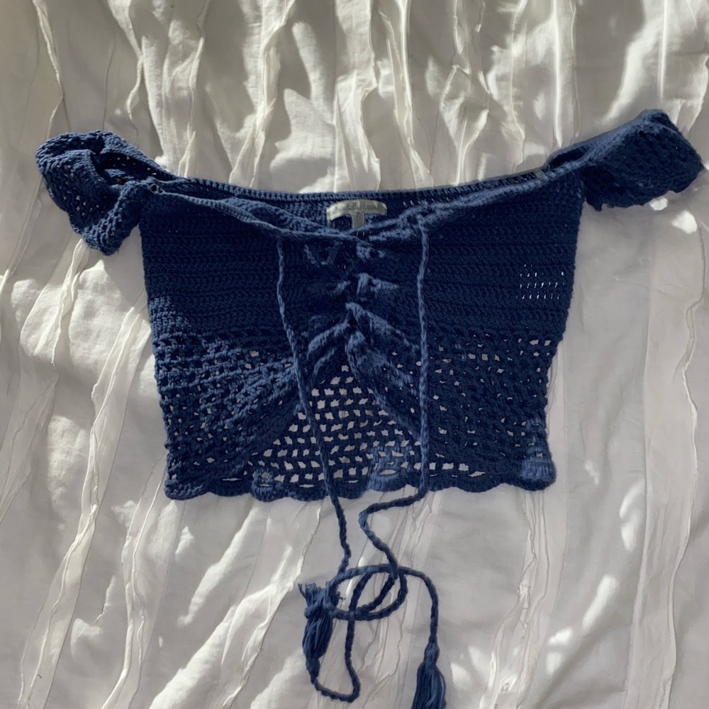 charlotte russe blue top